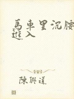 马车里沉腰缓缓进入