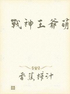 战神王爷萌虎妃