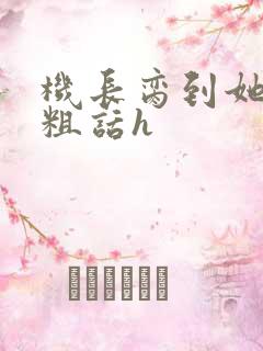 机长脔到她哭h粗话h