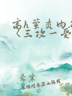 高h荤爽肉欲文〈三攻一受〉视频