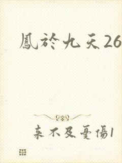 凤于九天26