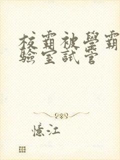 校霸被学霸压实验室试管