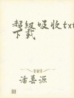 超级吸收txt下载