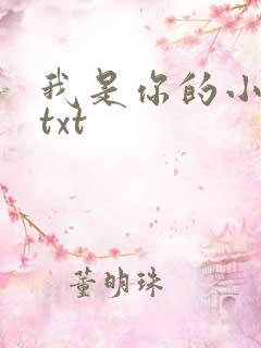 我是你的小小狗txt