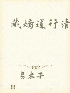 藏娇道行清浅