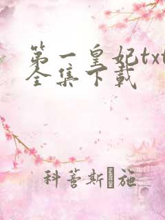 第一皇妃txt全集下载