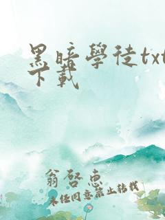 黑暗学徒txt下载