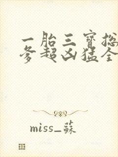 一胎三宝总裁爹爹超凶猛全文免费阅读