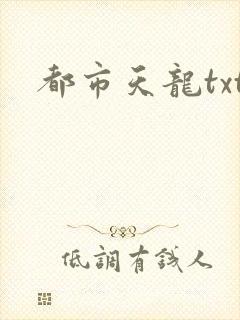 都市天龙txt