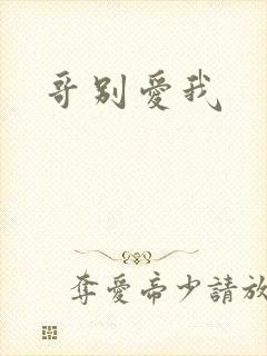 哥别爱我