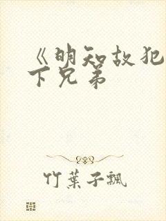 《明知故犯》年下兄弟