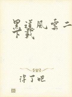 黑道风云二十年下载