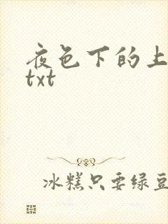 夜色下的上海滩txt