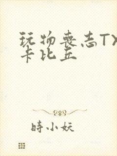 玩物丧志TXT卡比丘