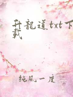 升龙道txt下载
