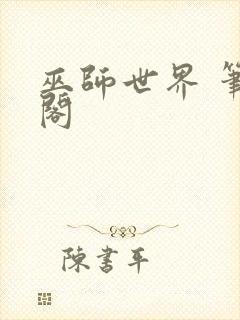 巫师世界 笔趣阁