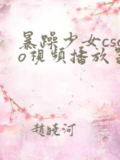 暴躁少女csgo视频播放器推荐