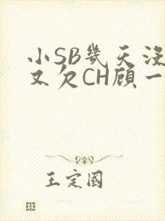 小SB几天没做又欠CH顾一成