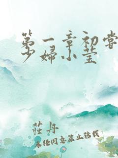第一章初尝禁果少妇小莹