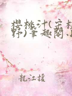 樱桃汁(宋枝江野)笔趣阁小说