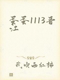 蛋蛋1113晋江