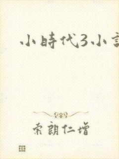 小时代3小说