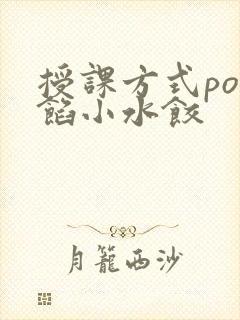 授课方式po肉馅小水饺