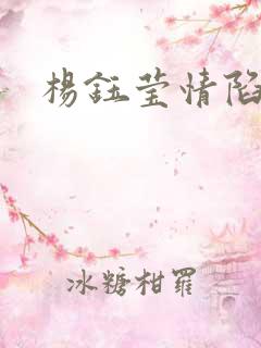 杨钰莹情陷红楼