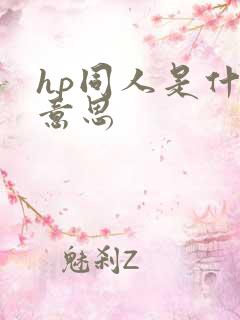 hp同人是什么意思