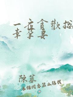 一夜贪欢总裁的幸孕妻