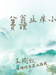 公翁止痒小说免费读