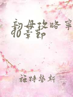 韵母攻略宁秋婉90章节