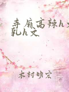 寺庙高辣h文乱乳h文