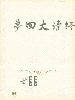 梦回大清终结篇