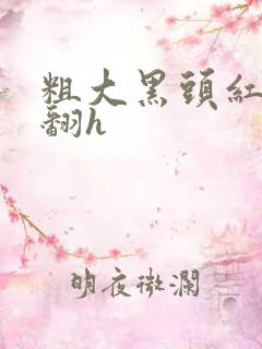 粗大黑头红肿外翻h