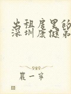 出租房里的交互深圳康健第二部