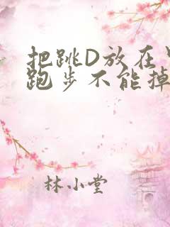 把跳D放在里面跑步不能掉