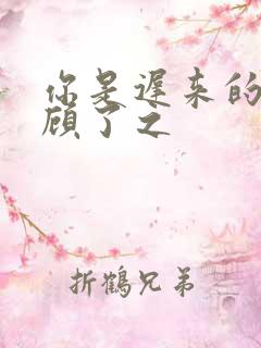 你是迟来的欢喜顾了之