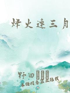 烽火连三月