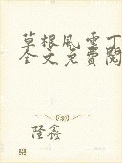 草根风云丁长生全文免费阅读