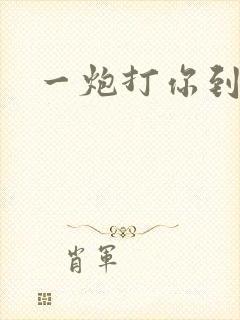 一炮打你到天亮