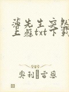 薄先生突然黏她上瘾txt下载