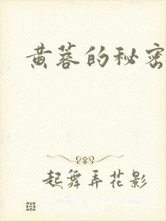 黄蓉的秘密