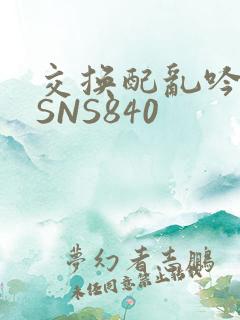 交换配乱吟粗大SNS840
