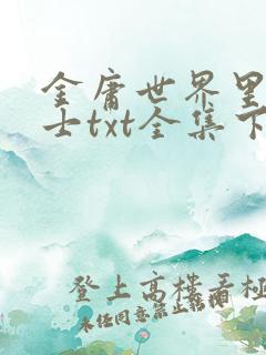 金庸世界里的道士txt全集下载