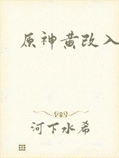 原神黄改入口