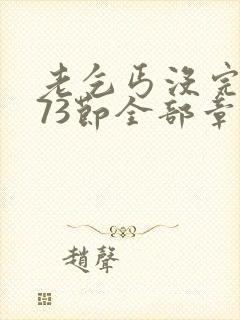 老乞丐没完没了73节全部章节内容