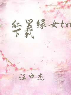 红男绿女txt下载