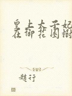 皇上太子妃沈音在御花园树上