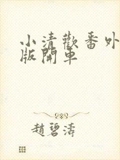 小清欢番外完整版开车